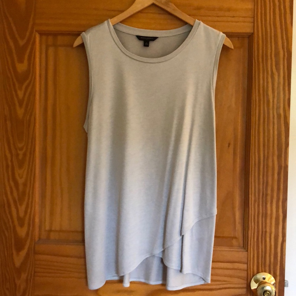 Gray sleeveless top